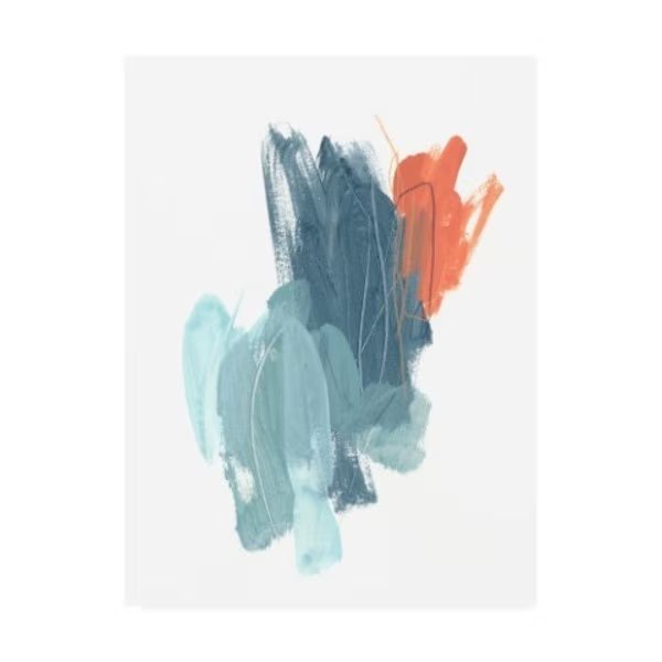 June Erica Vess 'Blaze III' Canvas Art, 14x19, Trademark Fine Art, Mfr#: WAG14489-C1419GG